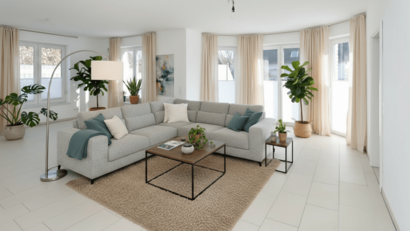 KI-generiert Wohnzimmer