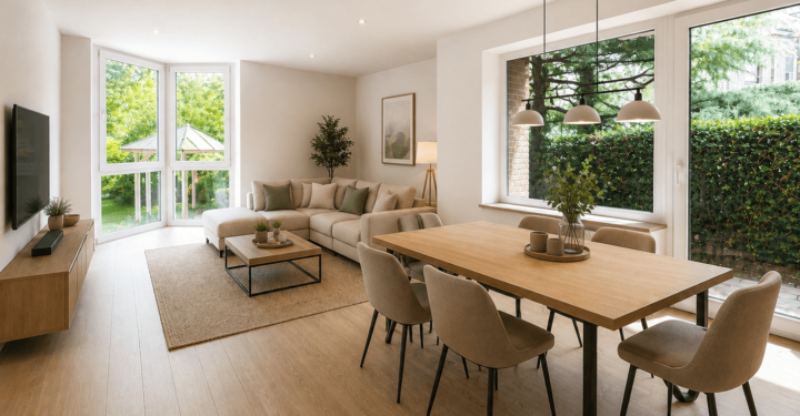Attraktive 3-Zimmer-Wohnung mit Gartenanteil und Carport in Springe Zentrum, 31832 Springe, Erdgeschosswohnung zum Kauf