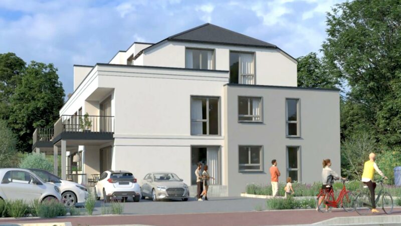 Barrierearmes Neubau-Mehrfamilienhaus mit 8 hochwertigen Eigentumswohnungen, 30974  Wennigsen, Terrassenwohnung